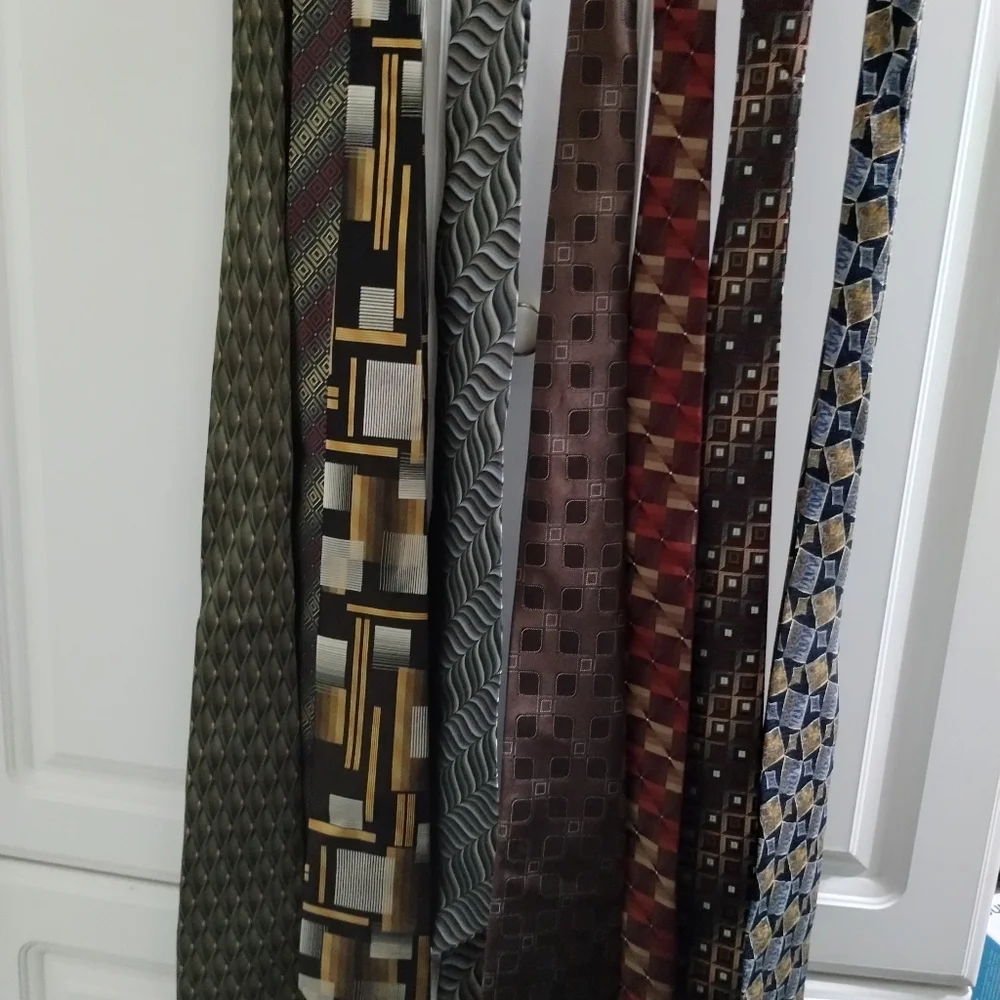 13 Men's Patterned Ties Set - Multicolor - Picture 4 of 5